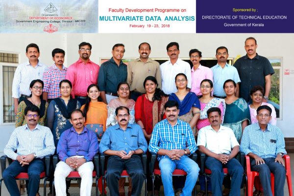 Faculty members attend 5 day FDP on Multivariate Data Analysis