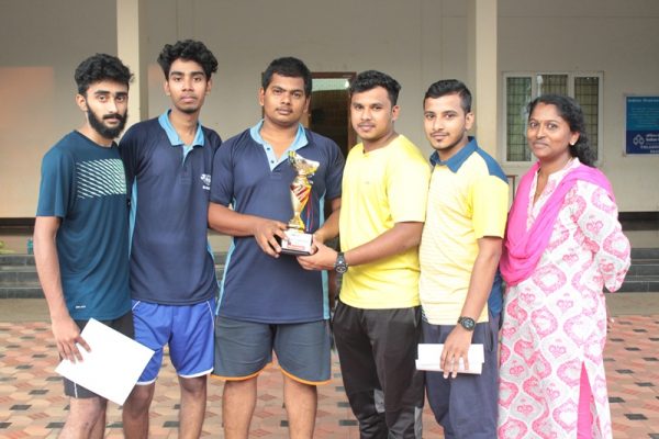 College Team is Runner Up in PECSAGA Badminton Men Championship