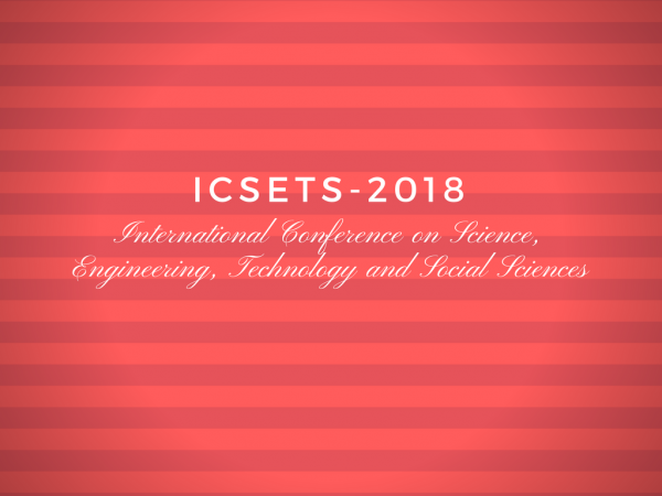 Applied Science faculty members present research papers in ICSETS-2018
