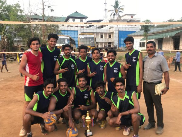 Vidya team becomes champions in PECSAGA Volleyball Championship
