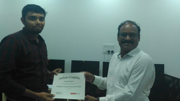 CSE faculty members attend 5-day FDP by Oracle Academy and ICT Academy