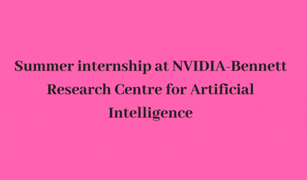 Ten CSE students selected for summer internship at NVIDIA-Bennett Research Centre