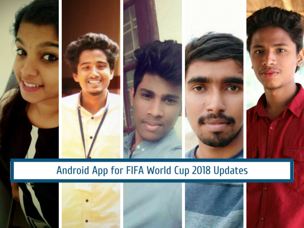 CSE students develop Android app for Football World Cup 2018