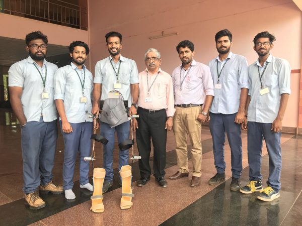 ME students design exoskeleton for physically handicapped