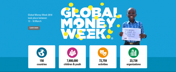 Vidya gets international fame through Global Money Week celebrations