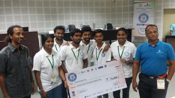 Three salutes to CSE students who won Second Prize in Smart India Hackathon - 2018!