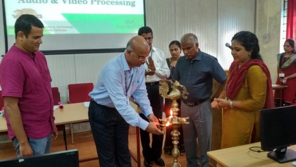 ECE Dept organises 3-day workshop on Audio and Video Processing