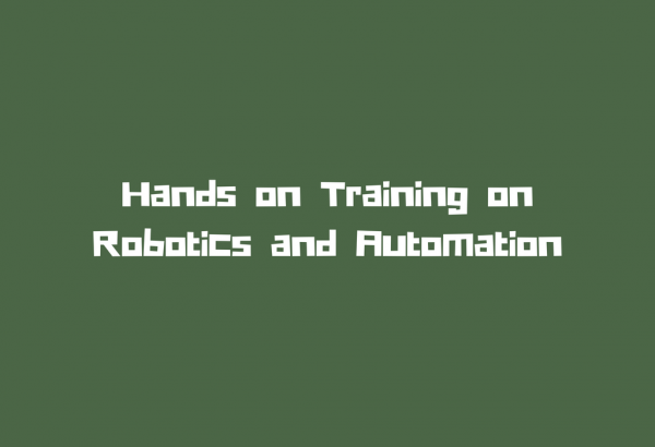 PE faculty members attend hands-on-training on Robotics and Automation