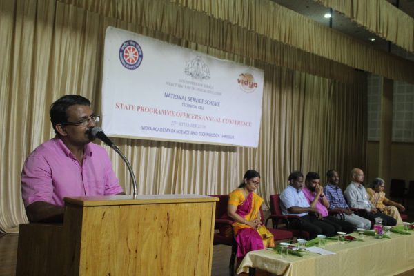 Vidya hosts State Conference of NSS Programme Officers