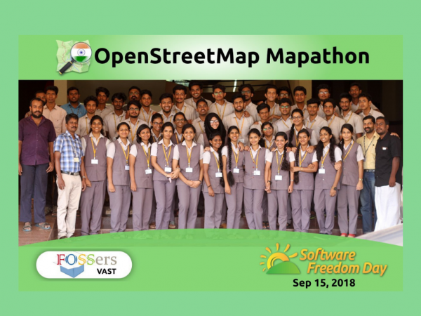 FOSSers of Vidya celebrate Software Freedom Day with Mapathon in Open Street Map Project