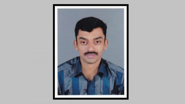 Mr Praveen Chandran C (Library Attender) passes away