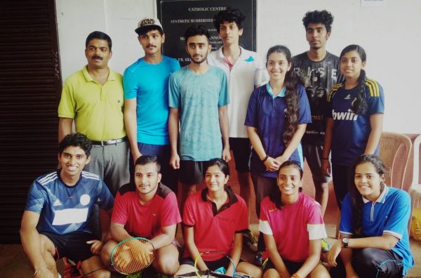 Vidya wins champions title in KTU E Zone Badminton Championship