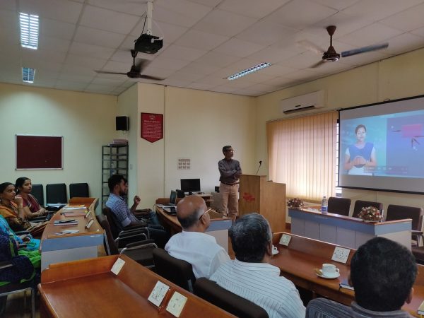 Faculty members get training in the use of video lecture tutorials developed by Thrissur-based firm