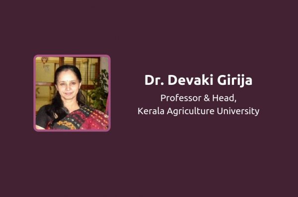 Dr Devaki Girija, Microbiology Professor, KAU, visits Vidya
