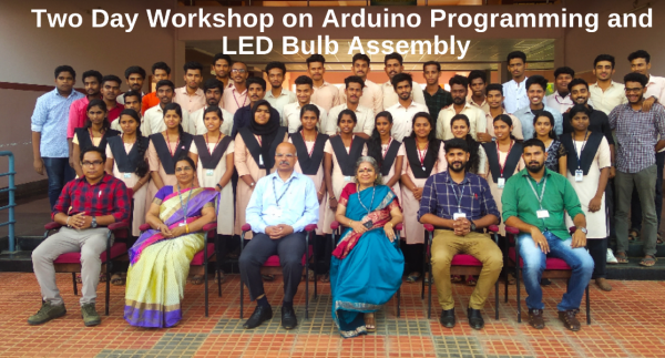 EEE Dept organises workshop on Arduino and LED bulb for polytechnic college students