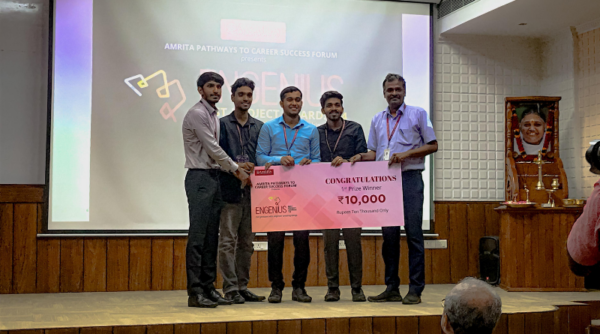 EEE students win first prize in National level Project Expo ‘Engenius’