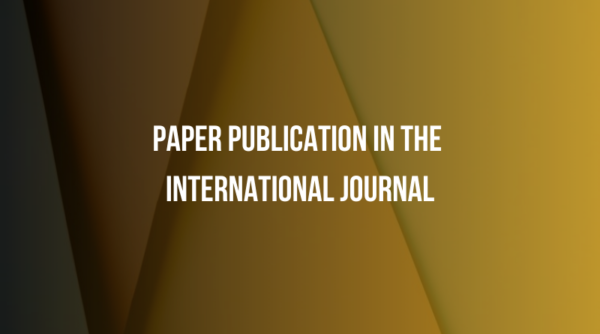 ECE HoD and students publish paper in the International Journal of Engineering & Technology