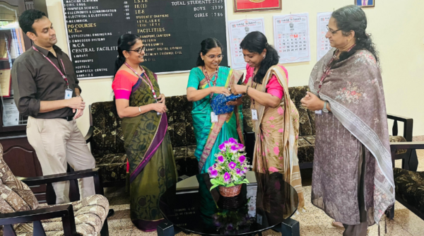 Befitting farewell to Dr Ramani Bai (Professor, HoD, CSE Dept) by Heads of Departments