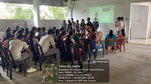 Vidya NSS volunteers attend 'Digi Keralam’ Volunteer Training Programme