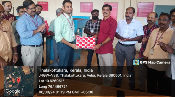 ME Dept organizes warm farewell to Mr Sudhan K R (Instructor Grade II, ME Dept)