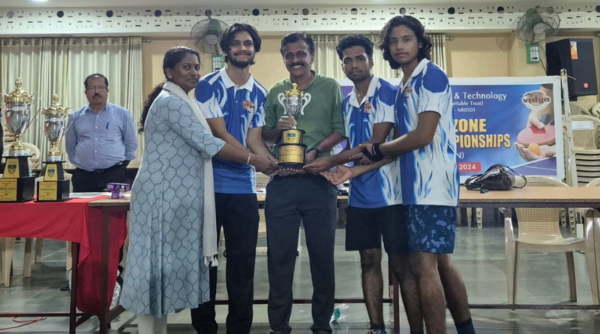 Vidya Table Tennis Men Team bagged second runner up position in the APJ AKTU E Zone Championship