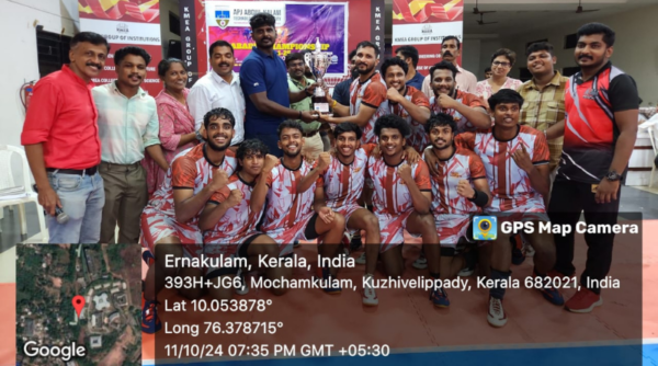 College Kabaddi Men Team wins E ZONE Kabaddi Championship