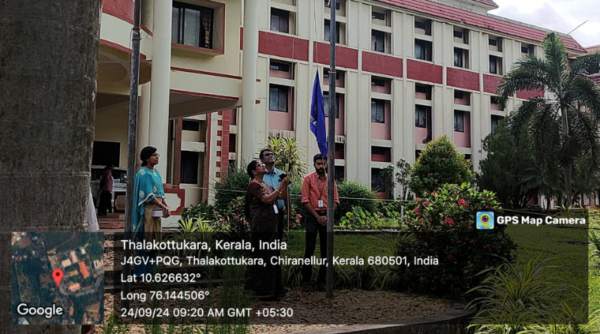 NSS Day flag hoisting ceremony