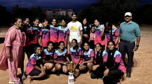 Vidya Kho Kho Women Team bagged second runner up position in the E-Zone Inter Collegiate Kho Kho Championship