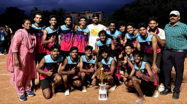 Hearty congratulations to Vidya Kho Kho Men Team on their E Zone Inter Collegiate Kho Kho Championship for third consecutive year