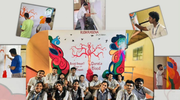 NSS units bag third prize in Wall Art Competition