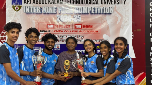 Vidya students to represent APJ AKTU Yoga Team for All India Inter University Championship