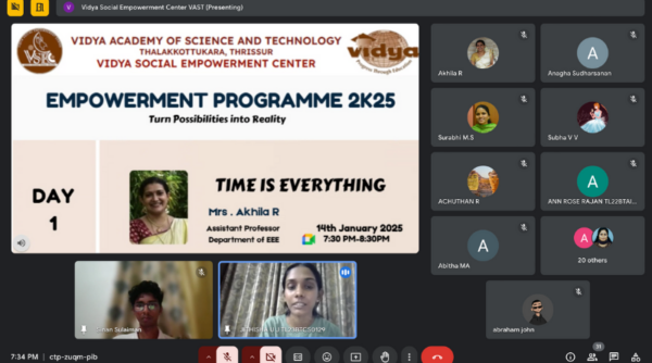 VSEC conducts Empowerment Program 2K25 : Turn Possibilities into Reality