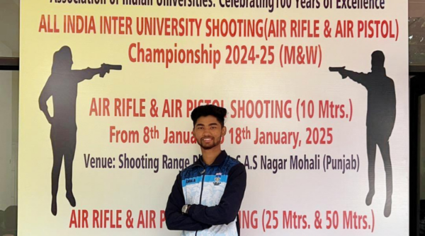 Vidya student represents APJ AKTU Shooting Team in the All India Inter University Shooting Championship 2024-25