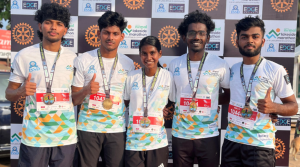 Vidya Students shine at the Lake Side Marathon