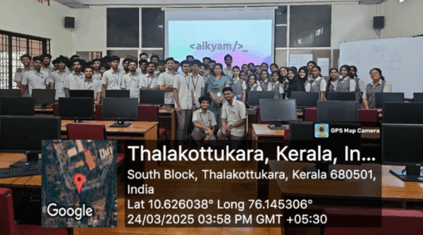 "Launch of < aikyam/ >_ – A groundbreaking new initiative by the FOSSERS Club."