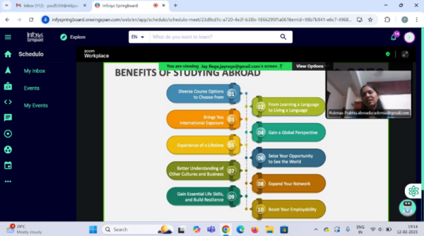 Study aboard opportunities for 2021 - 25 batch students