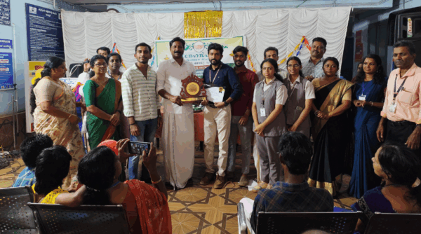 Vidya NSS units honored for outstanding volunteer service at FHC Velur