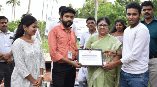 Minister honors Vidya NSS Units for remarkable service in ‘Snehakoodu’ Project