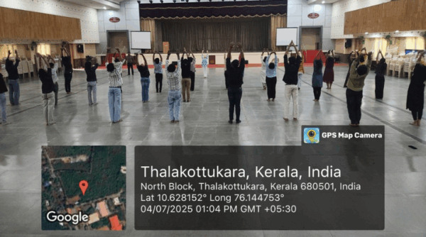 International Day of Yoga celebrated with enthusiasm at Campus