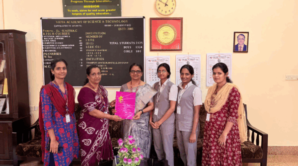 Releasing ceremony of AIML Dept newsletter 'GAZETTE 2024-25'