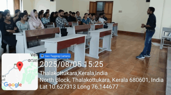 Invited Alumni Talk by Er Nandhan K V inspires prospective B.Tech CE Students