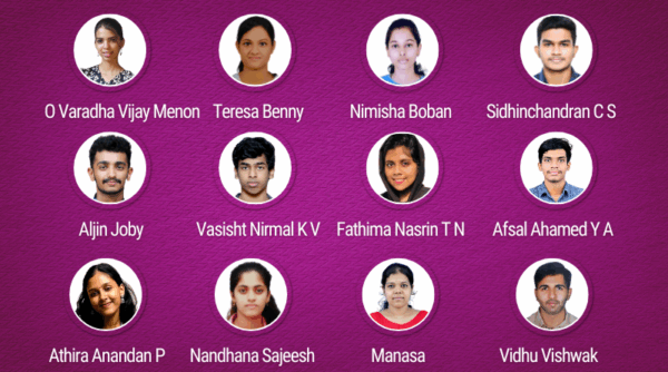 S6 toppers excel in KTU S6 B Tech result