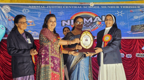 Innovation and teamwork - the spirit of Nirmal Expo 2025 high with principal’s presence as Chief Guest