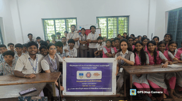 Vidya NSS Units engage school students through Interactive Session