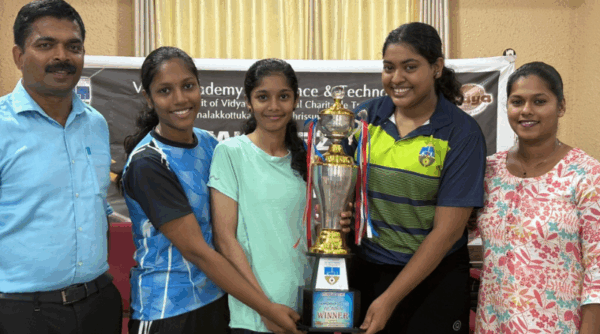 Vidya hosts APJAKTU E-Zone Table Tennis Championships 2025–2026