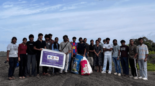 NSS cleaning drive at Cheppara Rock Garden under Swachhatha Hi Seva (SHS) Initiative