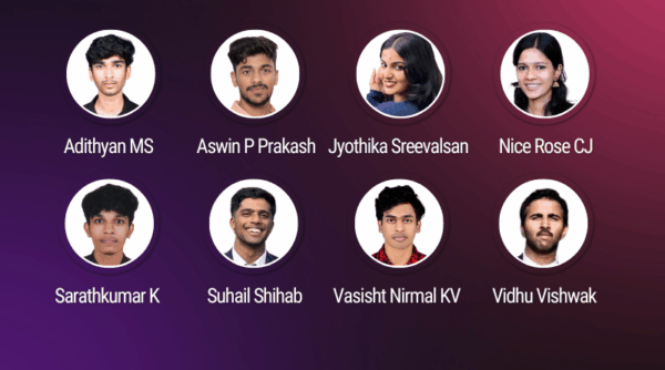 Placements at Poornam Infovision (2022 -26 batch students)