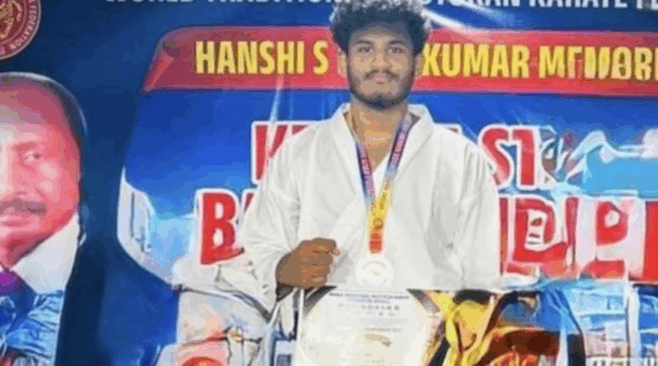 Vidya student wins Gold in Kumite at Kerala State Karate Championship 2025