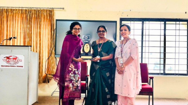 Vidya Staff Club hosts farewell function to Ms Anu Maria