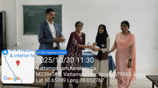 Orientation session and felicitation of Plus One Toppers conducted by EEE Faculty at ICA English HSS